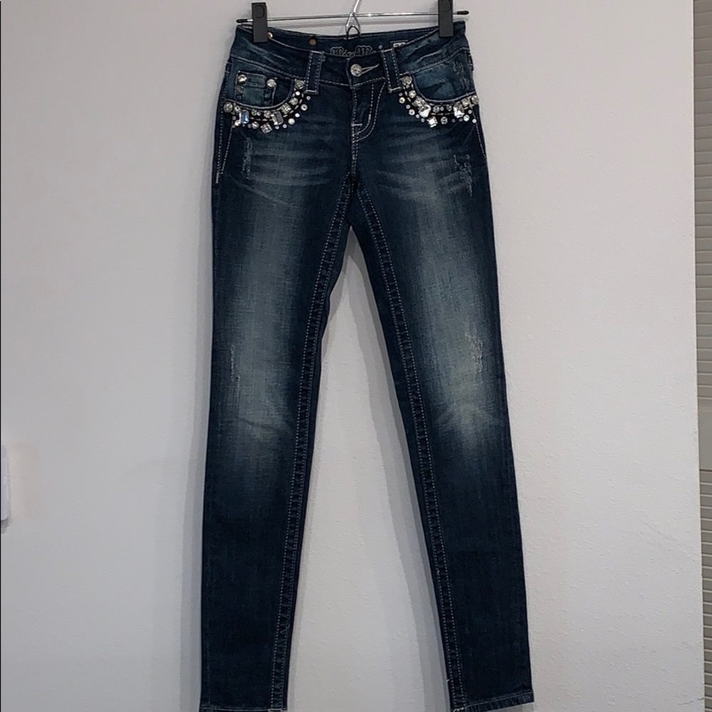 Miss me Jeans with diamond studs